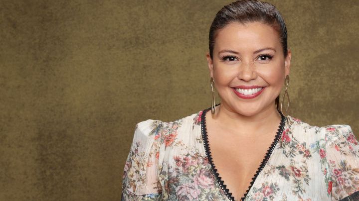 LOS ANGELES, CALIFORNIA - NOVEMBER 13: Justina Machado poses for a photo at the IMDb Exclusive Portraits studio during The 2021 Outfest Legacy Awards Gala at the Academy Museum of Motion Pictures on November 13, 2021 in Los Angeles, California. (Photo by Rich Polk/Getty Images for IMDb)