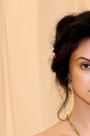 NEW YORK, NEW YORK - MAY 02: (Exclusive Coverage) Camila Mendes arrives at The 2022 Met Gala Celebrating "In America: An Anthology of Fashion" at The Metropolitan Museum of Art on May 02, 2022 in New York City. (Photo by Arturo Holmes/MG22/Getty Images for The Met Museum/Vogue )