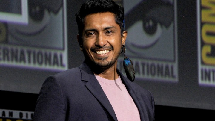 SAN DIEGO, CALIFORNIA - JULY 23: Tenoch Huerta speaks onstage at the Marvel Cinematic Universe Mega-Panel during 2022 Comic Con International: San Diego at San Diego Convention Center on July 23, 2022 in San Diego, California. (Photo by Albert L. Ortega/Getty Images)