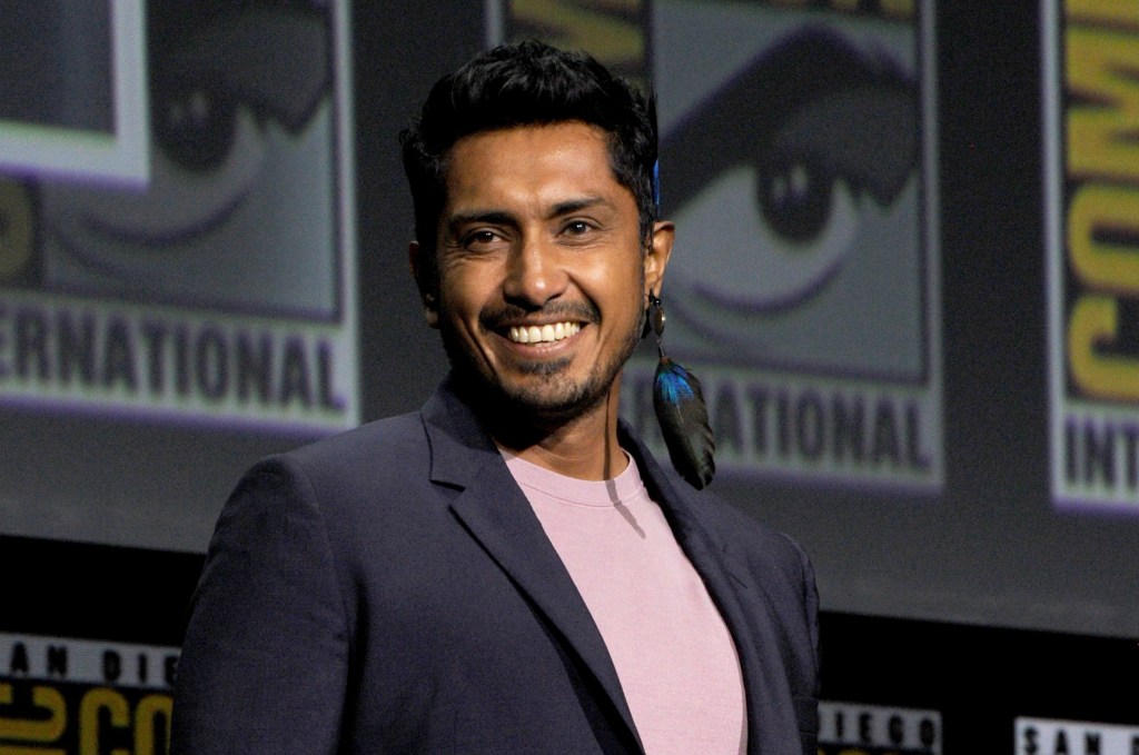SAN DIEGO, CALIFORNIA - JULY 23: Tenoch Huerta speaks onstage at the Marvel Cinematic Universe Mega-Panel during 2022 Comic Con International: San Diego at San Diego Convention Center on July 23, 2022 in San Diego, California. (Photo by Albert L. Ortega/Getty Images)