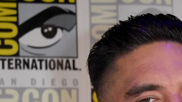 SAN DIEGO, CALIFORNIA - JULY 24: (L-R) Clayton Cardenas and JD Pardo attend FX's "MAYANS M.C." panel during 2022 Comic-Con International: San Diego at San Diego Convention Center on July 24, 2022 in San Diego, California. (Photo by Albert L. Ortega/Getty Images)