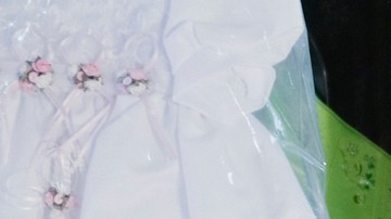 Shop window with Quinceanera dresses