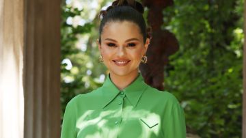 MILAN, ITALY - JULY 11: Selena Gomez attends the presentation of the new beauty line “Rare Beauty” by Selena Gomez on July 11, 2022 in Milan, Italy. (Photo by Stefania D'Alessandro/Getty Images)