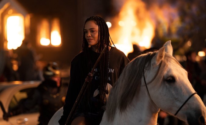 Tessa Thompson in Thor: Love and Thunder