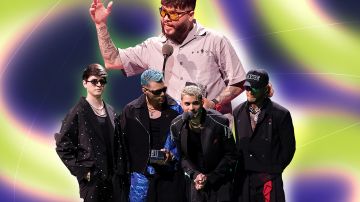 Farruko & CNCO at Premios Juventud.