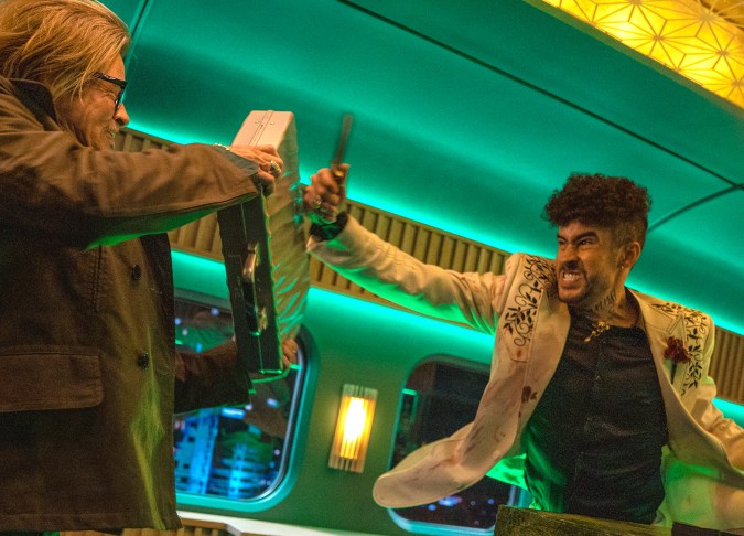 Brad Pitt and Bad Bunny