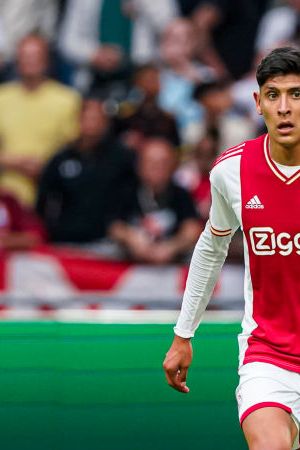 AMSTERDAM, THE NETHERLANDS - JULY 30: Edson Alvarez of Ajax during the Johan Cruijff Schaal match between Ajax and PSV at Johan Cruijff ArenA on July 30, 2022 in Amsterdam, The Netherlands (Photo by Geert van Erven/Orange Pictures/BSR Agency/Getty Images)