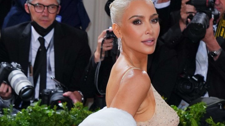 NEW YORK, NEW YORK - MAY 02: Kim Kardashian attends The 2022 Met Gala Celebrating "In America: An Anthology of Fashion" at The Metropolitan Museum of Art on May 02, 2022 in New York City. (Photo by Gotham/Getty Images)
