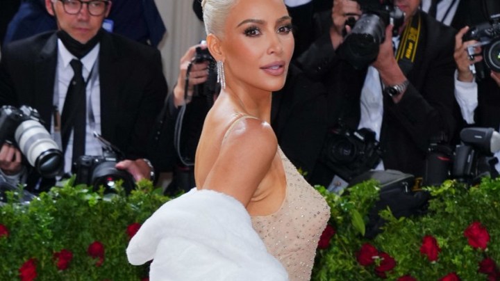 NEW YORK, NEW YORK - MAY 02: Kim Kardashian attends The 2022 Met Gala Celebrating "In America: An Anthology of Fashion" at The Metropolitan Museum of Art on May 02, 2022 in New York City. (Photo by Gotham/Getty Images)