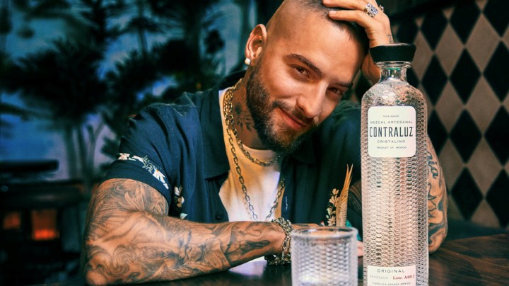 Maluma for Contraluz cristalino mezcal