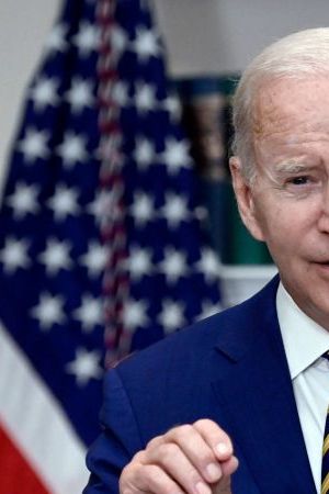 TOPSHOT - US President Joe Biden announces student loan relief on August 24, 2022 in the Roosevelt Room of the White House in Washington, DC. - Biden announced that most US university graduates still trying to pay off student loans will get $10,000 of relief to address a decades-old headache of massive educational debt across the country. (Photo by OLIVIER DOULIERY / AFP) (Photo by OLIVIER DOULIERY/AFP via Getty Images)
