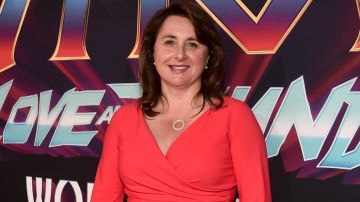 LOS ANGELES, CALIFORNIA - JUNE 23: Victoria Alonso attends the Thor: Love and Thunder World Premiere at the El Capitan Theatre in [Hollywood], California on June 23, 2022. (Photo by Alberto E. Rodriguez/Getty Images for Disney)