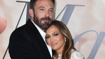 LOS ANGELES, CALIFORNIA - FEBRUARY 08: Ben Affleck and Jennifer Lopez ( Bennifer ) arrives at the Los Angeles Special Screening Of "Marry Me" on February 08, 2022 in Los Angeles, California. (Photo by Steve Granitz/FilmMagic)
