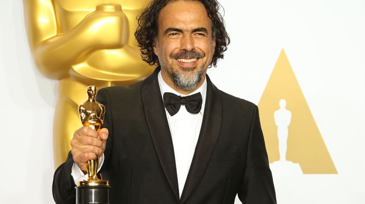 HOLLYWOOD, CA - FEBRUARY 28: Director Alejandro G. Inarritu, winner of the Best Director award for 'The Revenant,' pose in the press room at the 88th Annual Academy Awards at Hollywood & Highland Center on February 28, 2016 in Hollywood, California. (Photo by Dan MacMedan/WireImage)
