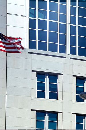 UNITED STATES - AUGUST 26:  Federal Courthouse, Sacramento, California (Photo by Carol M. Highsmith/Buyenlarge/Getty Images)