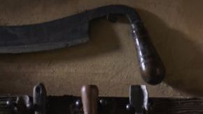 Guillermo del Toro on the set of Pinocchio