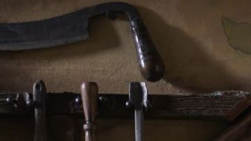 Guillermo del Toro on the set of Pinocchio