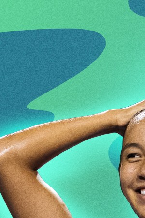 Leylah Fernandez and Roger Federer