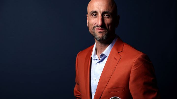 UNCASVILLE, CONNECTICUT - SEPTEMBER 09: Manu Ginobili poses for a portrait during the 2022 Basketball Hall of Fame Enshrinement Tip-Off Celebration & Awards Gala at Mohegan Sun on September 09, 2022 in Uncasville, Connecticut. (Photo by Maddie Meyer/Getty Images)