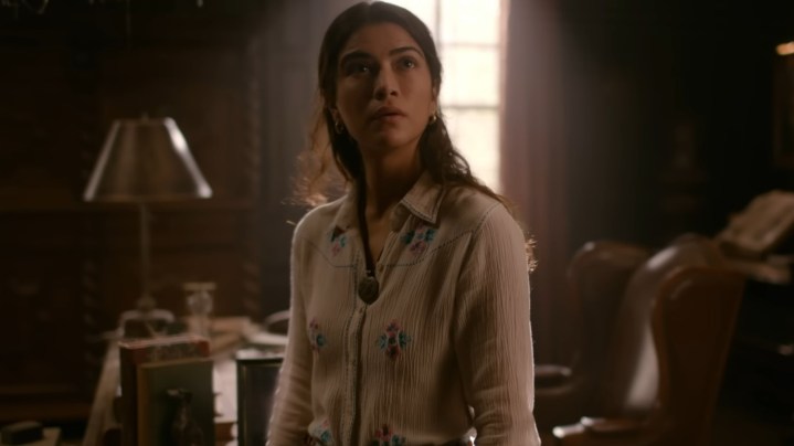 Lisette Olivera as Jess Valenzuela in Disney+ series National Treasure: Edge of History.