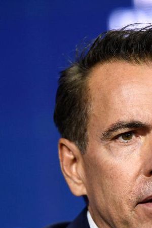 Orlando Bravo, Founder and Managing Partner, Thoma Bravo, speaks during the Milken Institute Global Conference on October 18, 2021 in Beverly Hills, California. (Photo by Patrick T. FALLON / AFP) (Photo by PATRICK T. FALLON/AFP via Getty Images)