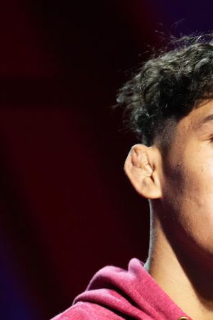 LAS VEGAS, NEVADA - SEPTEMBER 20: Raul Rosas Jr. prepares to fight Mando Gutierrez in a bantamweight fight during Dana White's Contender Series season six week nine at UFC APEX on September 20, 2022 in Las Vegas, Nevada. (Photo by Chris Unger/Zuffa LLC)