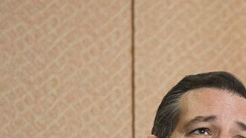 Republican Presidential hopeful and Texas Senator Ted Cruz (L) speaks alongside Texas Governor Greg Abbott about the Senate bill, "Terrorist Refugee Infiltration Prevention Act of 2015", which would prevent refugees into the US from Iraq, Syria or any country substantially controlled by a terrorist organization, during a press conference on Capitol Hill in Washington, DC, December 8, 2015. AFP PHOTO / SAUL LOEB / AFP / SAUL LOEB (Photo credit should read SAUL LOEB/AFP via Getty Images)