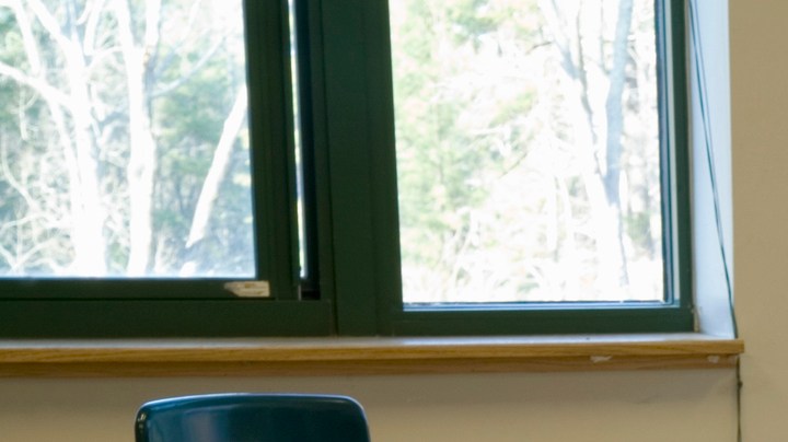 Empty classroom