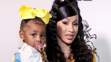 BEVERLY HILLS, CALIFORNIA - JUNE 17: Kulture Kiari Cephus and Cardi B attend the Teyana Taylor "The Album" Listening Party on June 17, 2020 in Beverly Hills, California. (Photo by Rich Fury/Getty Images for Def Jam Recordings)