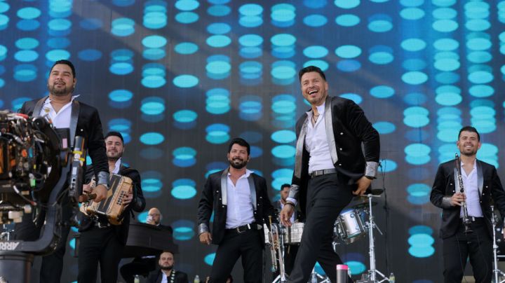 INDIO, CALIFORNIA - APRIL 24: Oswaldo Silvas of Banda MS performs on the Coachella stage during the 2022 Coachella Valley Music And Arts Festival on April 24, 2022 in Indio, California. (Photo by Amy Sussman/Getty Images for Coachella)