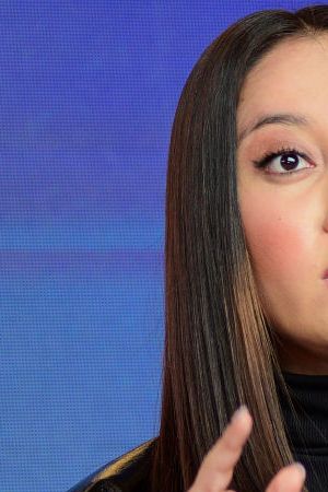 MEXICO CITY, MEXICO - SEPTEMBER 12: Astronaut Katya Echazarreta speaks during the press conference as part of the Mexico Manda campaign at Casa del Lago on September 12, 2022 in Mexico City, Mexico. (Photo by Jaime Nogales/Medios y Media/Getty Images)