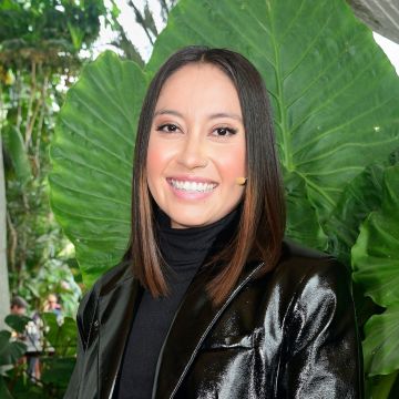MEXICO CITY, MEXICO - SEPTEMBER 12: Astronaut Katya Echazarreta poses for a photo during the press conference as part of the Mexico Manda campaign at Casa del Lago on September 12, 2022 in Mexico City, Mexico. (Photo by Jaime Nogales/Medios y Media/Getty Images)