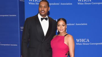WASHINGTON, DC - APRIL 30: Carmelo Anthony and La La Anthony attend the 102nd White House Correspondents' Association Dinner on April 30, 2016 in Washington, DC. (Photo by Larry Busacca/Getty Images)