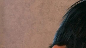 Miguel and Mamá Coco from the Disney/Pixar movie Coco