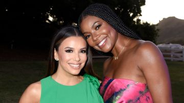 MALIBU, CALIFORNIA - JULY 27: Eva Longoria and Gabrielle Union attend the HollyRod Foundation's 21st Annual DesignCare Gala on July 27, 2019 in Malibu, California. (Photo by Vivien Killilea/Getty Images for HollyRod Foundation )