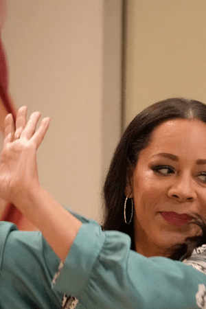 George Lopez and Selenis Leyva from Lopez vs Lopez