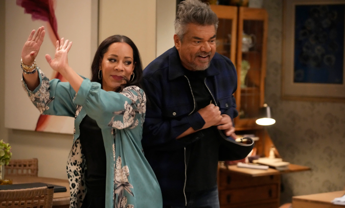 George Lopez and Selenis Leyva from Lopez vs Lopez