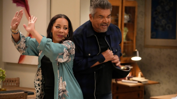 George Lopez and Selenis Leyva from Lopez vs Lopez