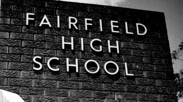 Luis Garcia at his old school, Fairfield high school. January 01, 1991. (Photo by David Porter/Fairfax Media via Getty Images).
