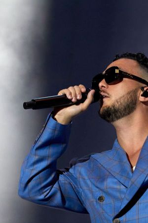 BURRIANA, SPAIN - AUGUST 06: C Tangana performs on stage at Arenal Sound on August 06, 2022 in Burriana, Spain. (Photo by Fernando Ruiz/fotopress/Getty Images)