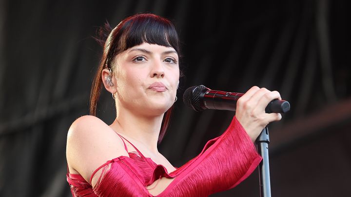 AUSTIN, TEXAS - OCTOBER 16: Maria Zardoya of The Marias performs in concert during weekend two of the Austin City Limits Music Festival at Zilker Park on October 16, 2022 in Austin, Texas. (Photo by Gary Miller/Getty Images)