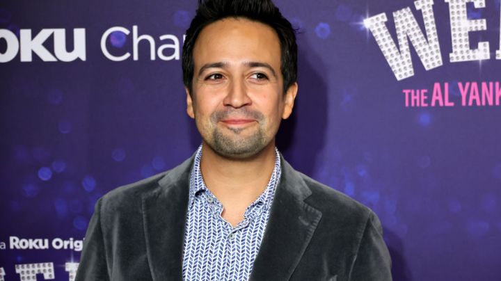 NEW YORK, NEW YORK - NOVEMBER 01: Lin Manuel Miranda attends the "Weird: The Al Yankovic Story" New York Premiere at Alamo Drafthouse Cinema on November 01, 2022 in New York City. (Photo by Theo Wargo/Getty Images)