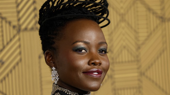 LONDON, ENGLAND - NOVEMBER 03: Lupita Nyong’o attends the "Black Panther: Wakanda Forever" European Premiere at Cineworld Leicester Square on November 03, 2022 in London, England. (Photo by John Phillips/Getty Images)