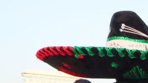 DOHA, QATAR - NOVEMBER 22: Fans of Mexico arrive to the Stadium 974 prior to the FIFA World Cup Qatar 2022 Group C match between Mexico and Poland at Stadium 974 on November 22, 2022 in Doha, Qatar. (Photo by Khalil Bashar/Jam Media/Getty Images)