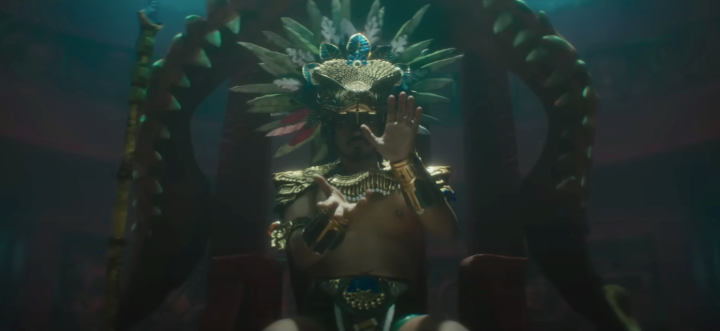 Tenoch Huerta as Namor in Black Panther Wakanda Forever Doing Liik'ik Talokan