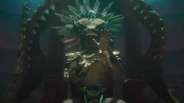 Tenoch Huerta as Namor in Black Panther Wakanda Forever Doing Liik'ik Talokan