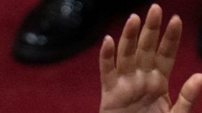 Peruvian Dina Boluarte greets members of the Congress after being sworn in as the new President hours after former President Pedro Castillo was impeached in Lima, on December 7, 2022. - Peru's Pedro Castillo was impeached and replaced as president by his deputy on Wednesday in a dizzying series of events in the country that has long been prone to political upheaval. Dina Boluarte, a 60-year-old lawyer, was sworn in as Peru's first female president just hours after Castillo tried to wrest control of the legislature in a move criticised as an attempted coup. (Photo by Cris BOURONCLE / AFP) (Photo by CRIS BOURONCLE/AFP via Getty Images)