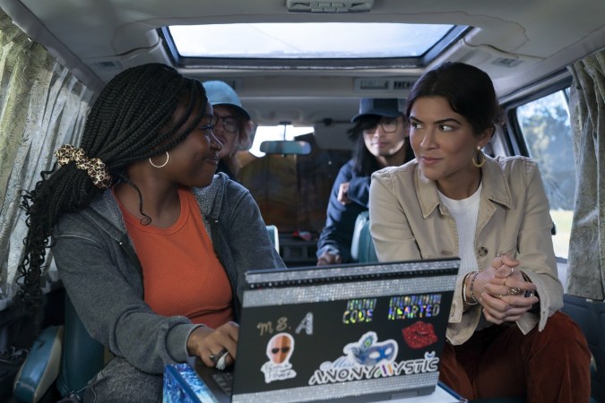 ZURI REED AND LISETTE OLIVERA IN NATIONAL TREASURE: EDGE OF HISTORY - “Episode 103” (Disney/Brian Roedel)