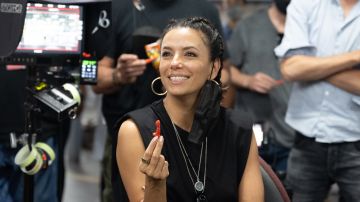 Eva Longoria on set of FLAMIN' HOT. Photo by Anna Kooris. Courtesy of Searchlight Pictures. © 2023 20th Century Studios All Rights Reserved.