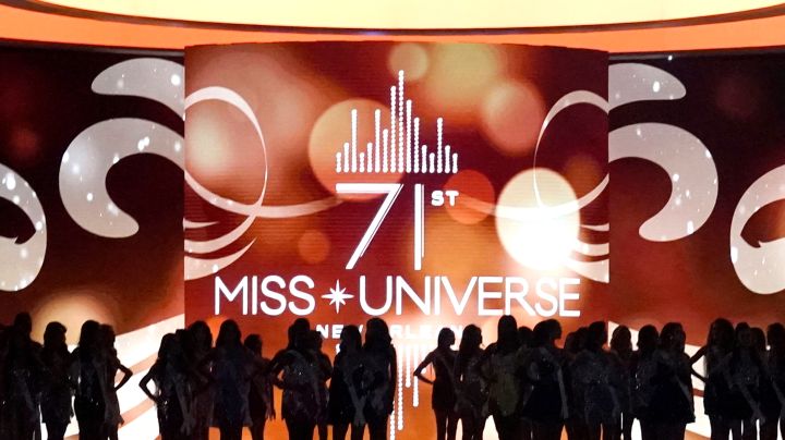 Contestants take part of the 71st Miss Universe competition at the New Orleans Ernest N. Morial Convention Center in New Orleans, Louisiana on January 14, 2023. (Photo by TIMOTHY A. CLARY / AFP) (Photo by TIMOTHY A. CLARY/AFP via Getty Images)